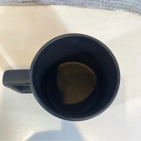 Starbucks Costa Rica Coffee Cup Mug 2016 Matte Black Gold Fish Stamp 14 oz - Picture 3 of 4